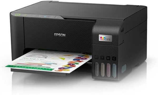 Epson EcoTank L3250 - Multifuncional, Tanque de Tinta Colorida, Wi-Fi Direct, USB, Bivolt, Preto - Image 2