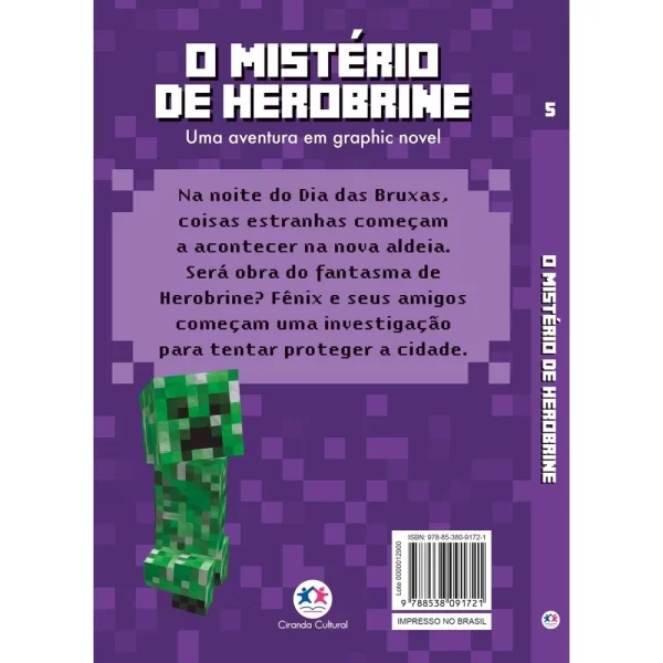 Minecraft - O mistério de Herobrine - livro 5 Ciranda Cultural - Image 3